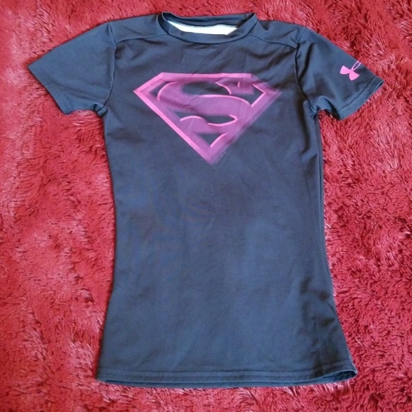 Under Armour Other - Under Armour black superman shirt